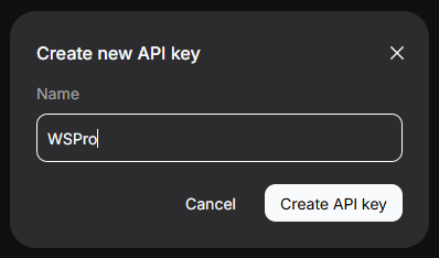 Uzyskanie nowego klucza API DeepSeek