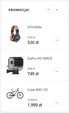 Lista produktów powiązanych z kategorią (Mastershop)