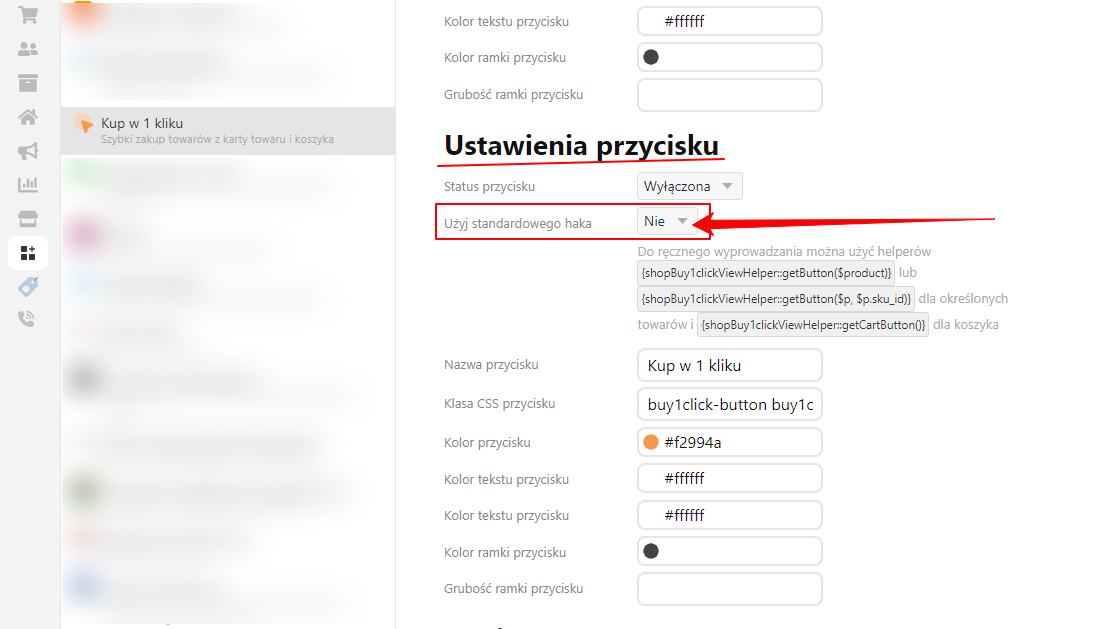 Konfiguracja wtyczki „Kup w 1 klik”