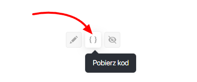 Przycisk „Pobierz kod”