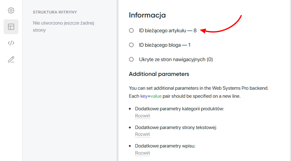 Uzyskanie ID wpisu w szablonie Vega Blog 2.0