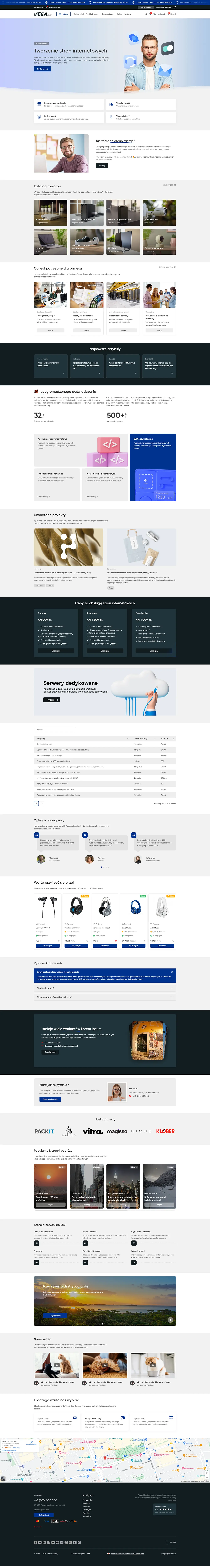 Strona główna szablonu graficznego 'Vega 2.0'
