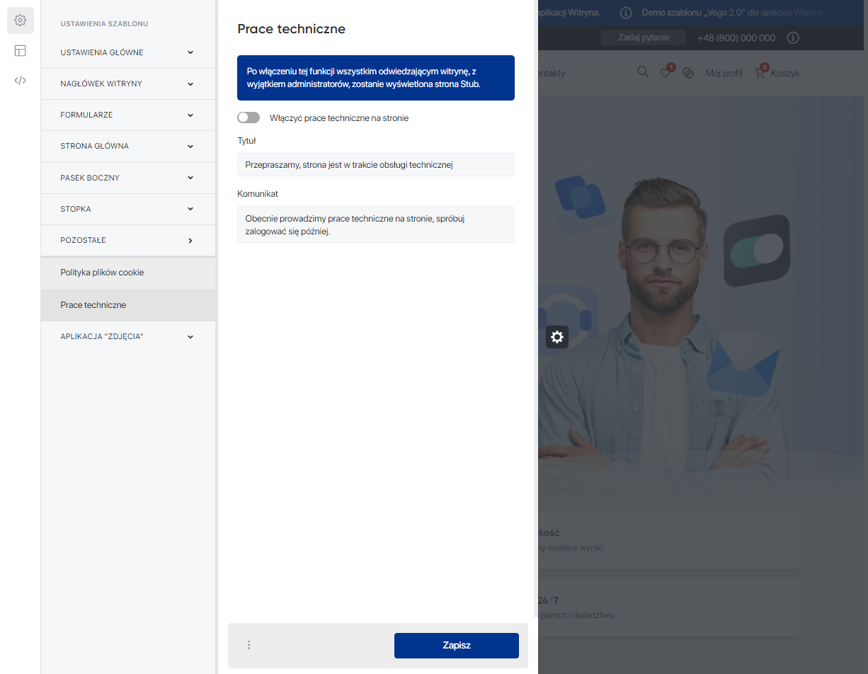 Pozostałe 'Vega 2.0' — Prace techniczne
